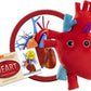 GIANT MICROBES Deluxe 15” Heart Plush, Biology Stuffed Animal, Organ Transplant Gifts, Anatomical Heart, Cardiac Nurse Gift, Cardiology Gift, Surgery