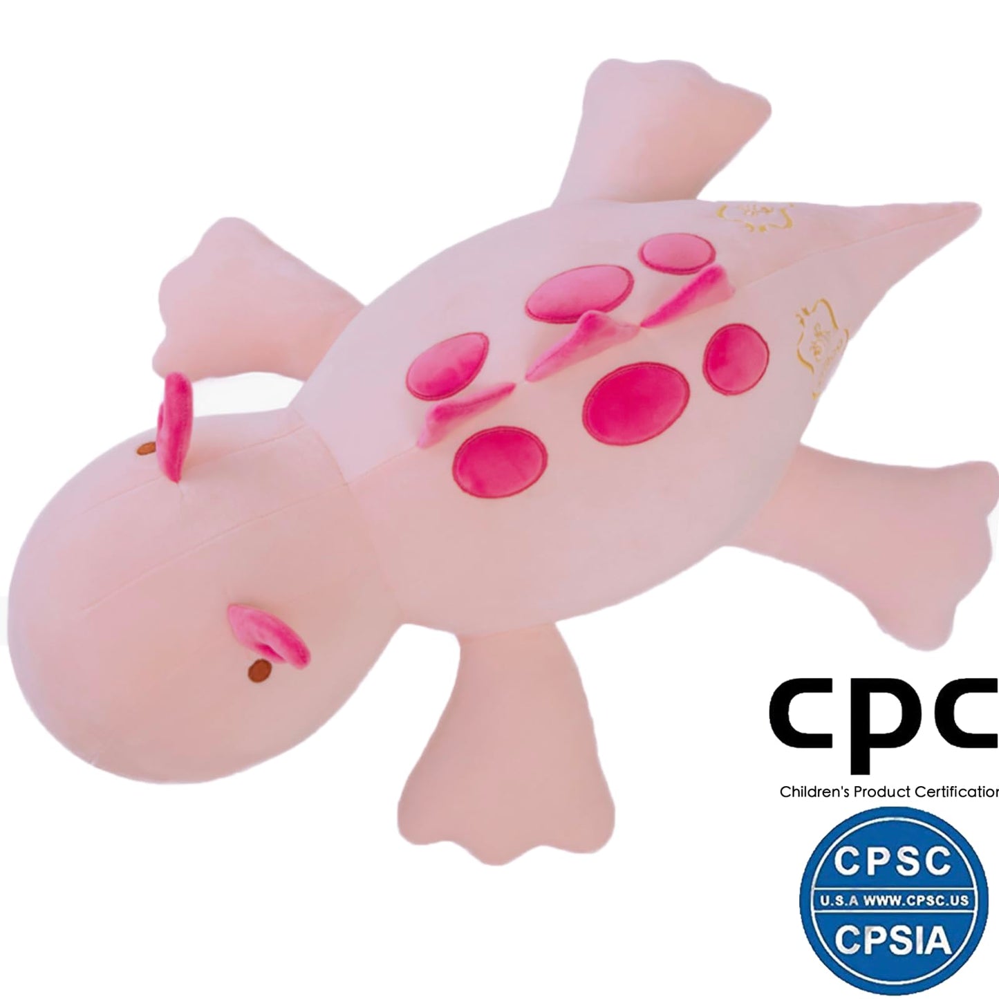 Crillop 4LB Cute Weighted Stuffed Animals Plush - 24 inch Soft Weighted Dinosaur Plush Toy Pillow for Adults and Children (Pink Dinosaur)