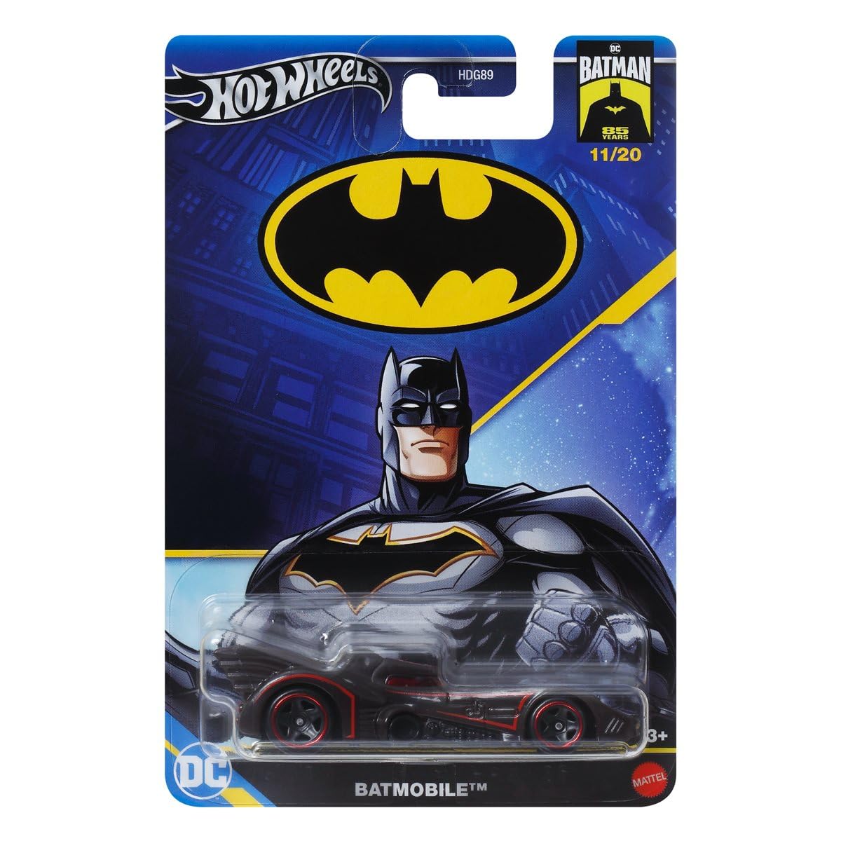 Hot Wheels Batman 2024 Complete Set of 5 - HDG89?956L | 1:64 Scale Die-Cast Vehicles Featuring Iconic Batman Designs - Ages 3+
