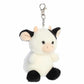 Aurora® Adorable Palm Pals™ Sweetie Cow™ Clip-On- Fun Collectible Plush for Kids and Adult Collectors - Perfect for Backpacks and Birthday Gifts