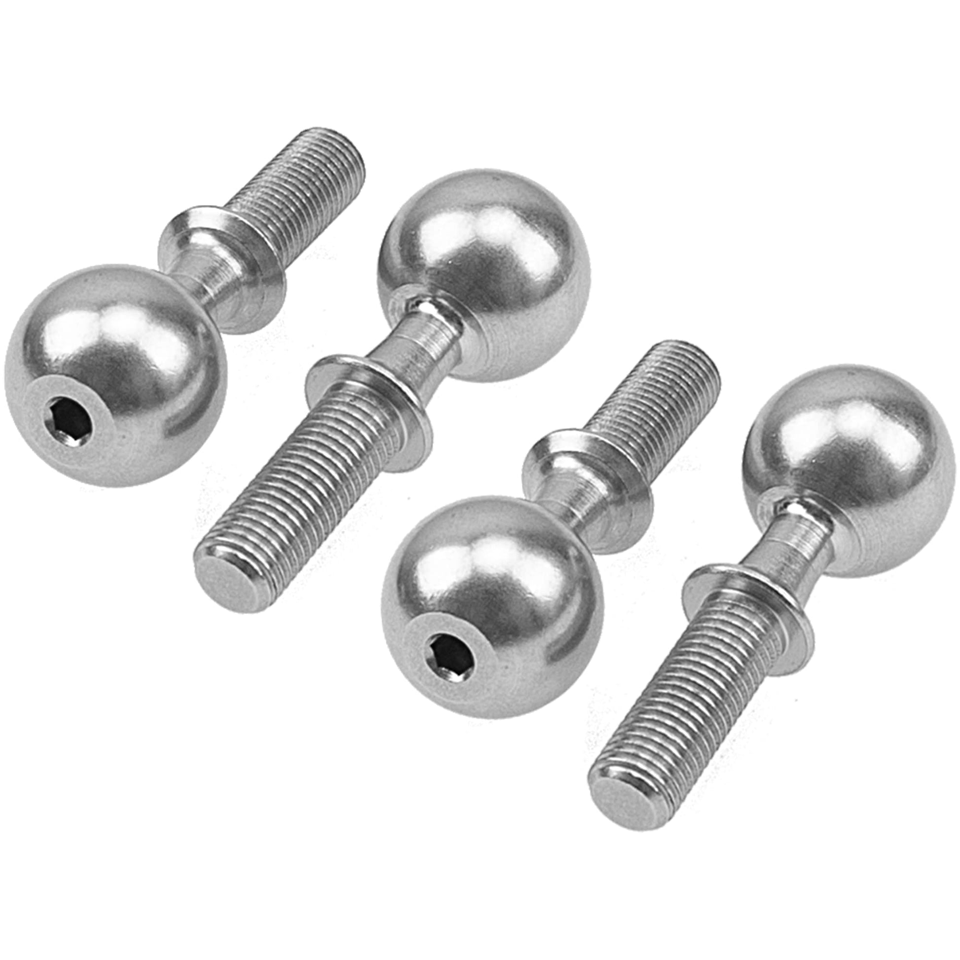4Pcs ShareGoo Steel Pivot Ball M6x14x35mm for Steering Knuckle A-Arms Compatible with Arrma Kraton Outcast Talion Notorious 6S BLX 1/8 RC Car Repalce