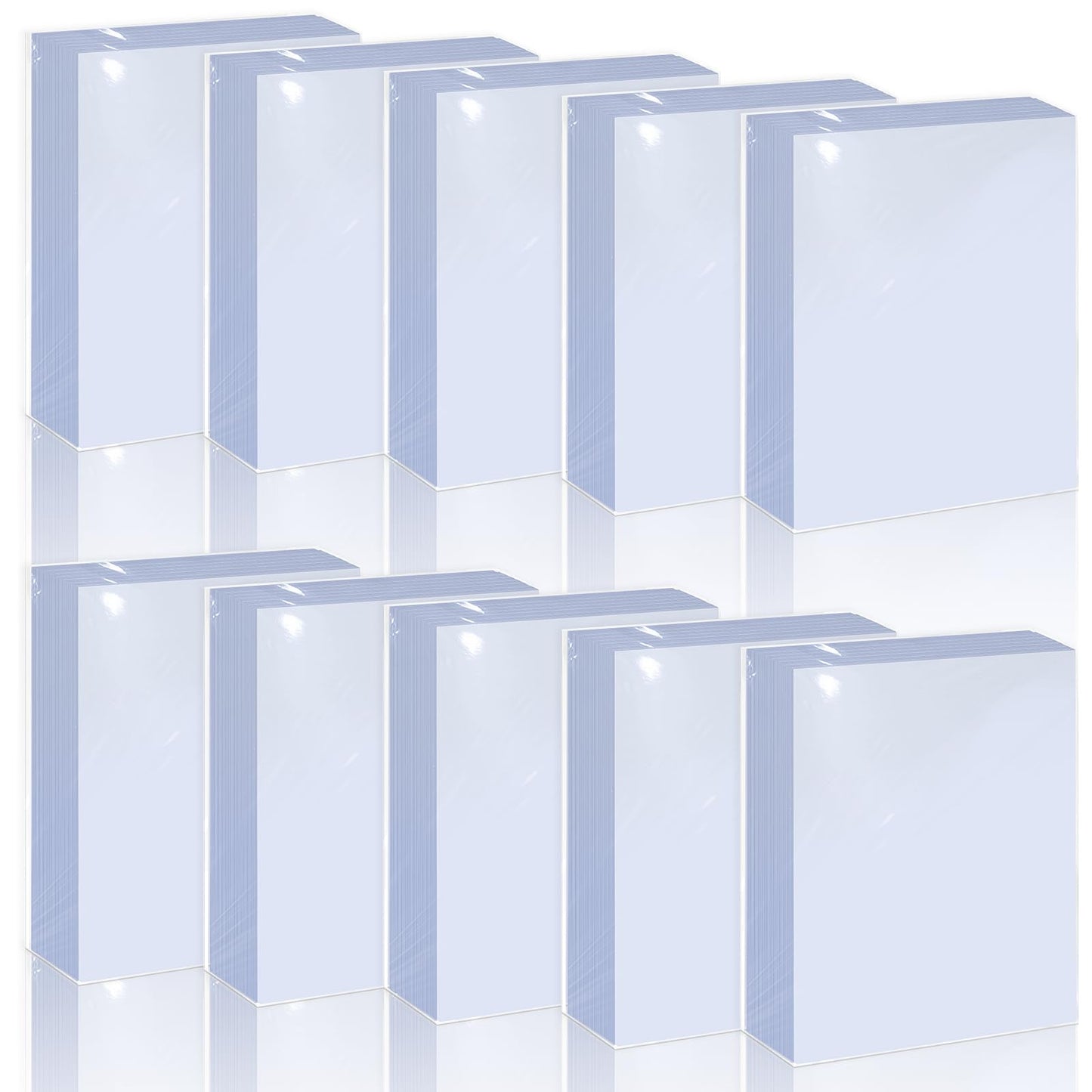 1000 Counts Premium Standard Baseball Trading Card Sleeves, Plastic Clear Protector, Soft Perfect Fit for Penny, Football, and Sports Cards