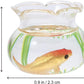 2Pcs 1/12 Scale Accessories Dollhouses Fish Tank?1: 12 Scale Miniature Fish Bowl Miniature Dollhouse Accessories for Garden Scene Decor Desktop