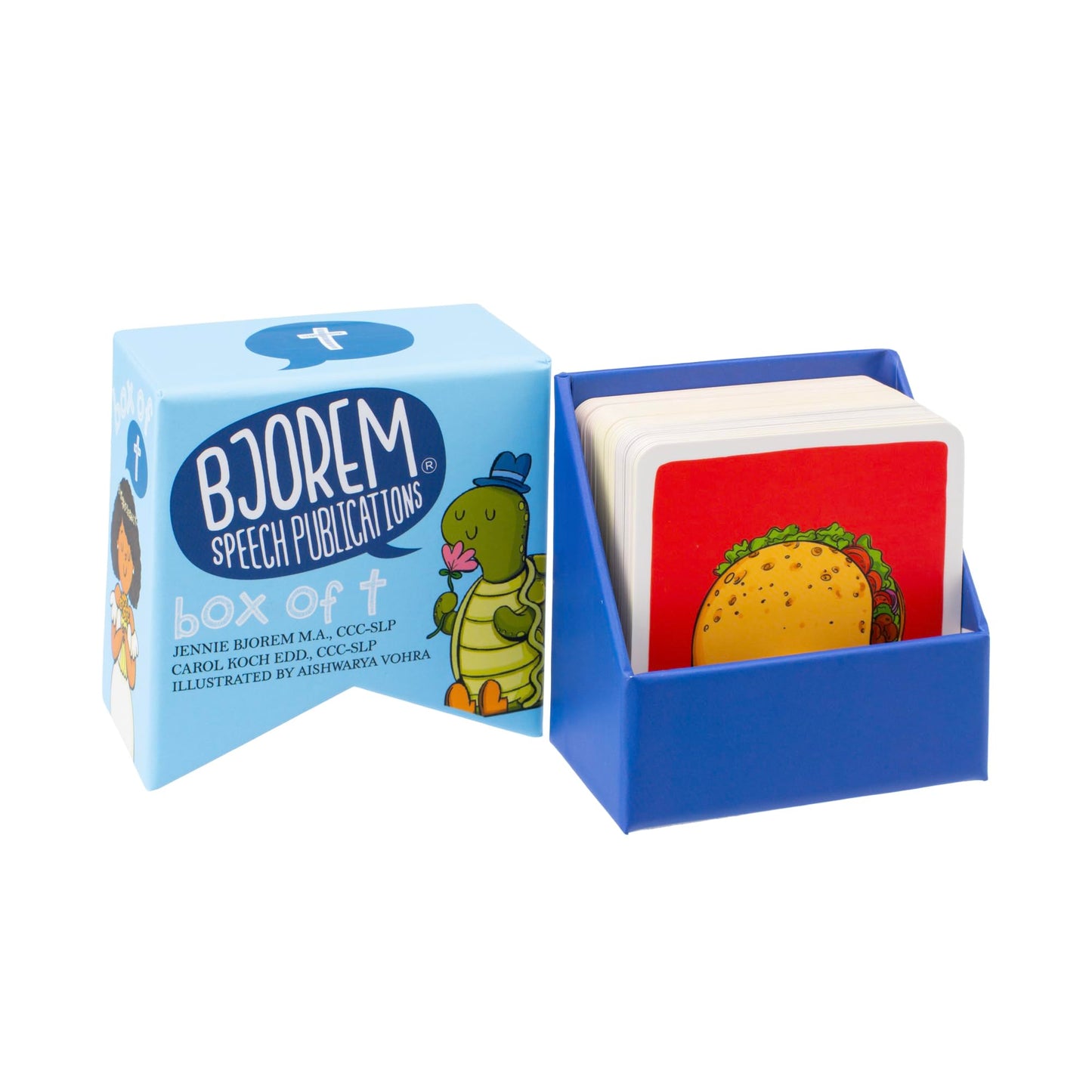 Bjorem Speech® Box of T Sound - Speech Therapy and Phonemic Awareness Tool for Kids Learing the T Sound
