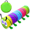 WER Kids Play Tunnel Tent Caterpillar Children Pop-up Tunnel Play House for Girls Boys Outdoor and Indoor Crawl Toy Tube with Carrying Bag