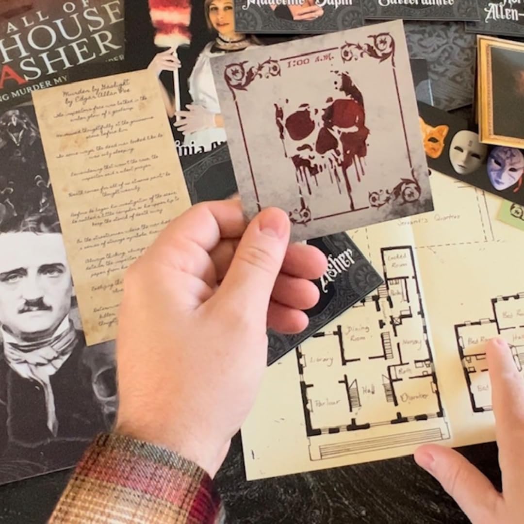 The Deadbolt Mystery Society-The Fall of The House of Asher: Murder Mystery Game - Search for Clues, Solve Puzzles, Eliminate Suspects, Solve Solo Or