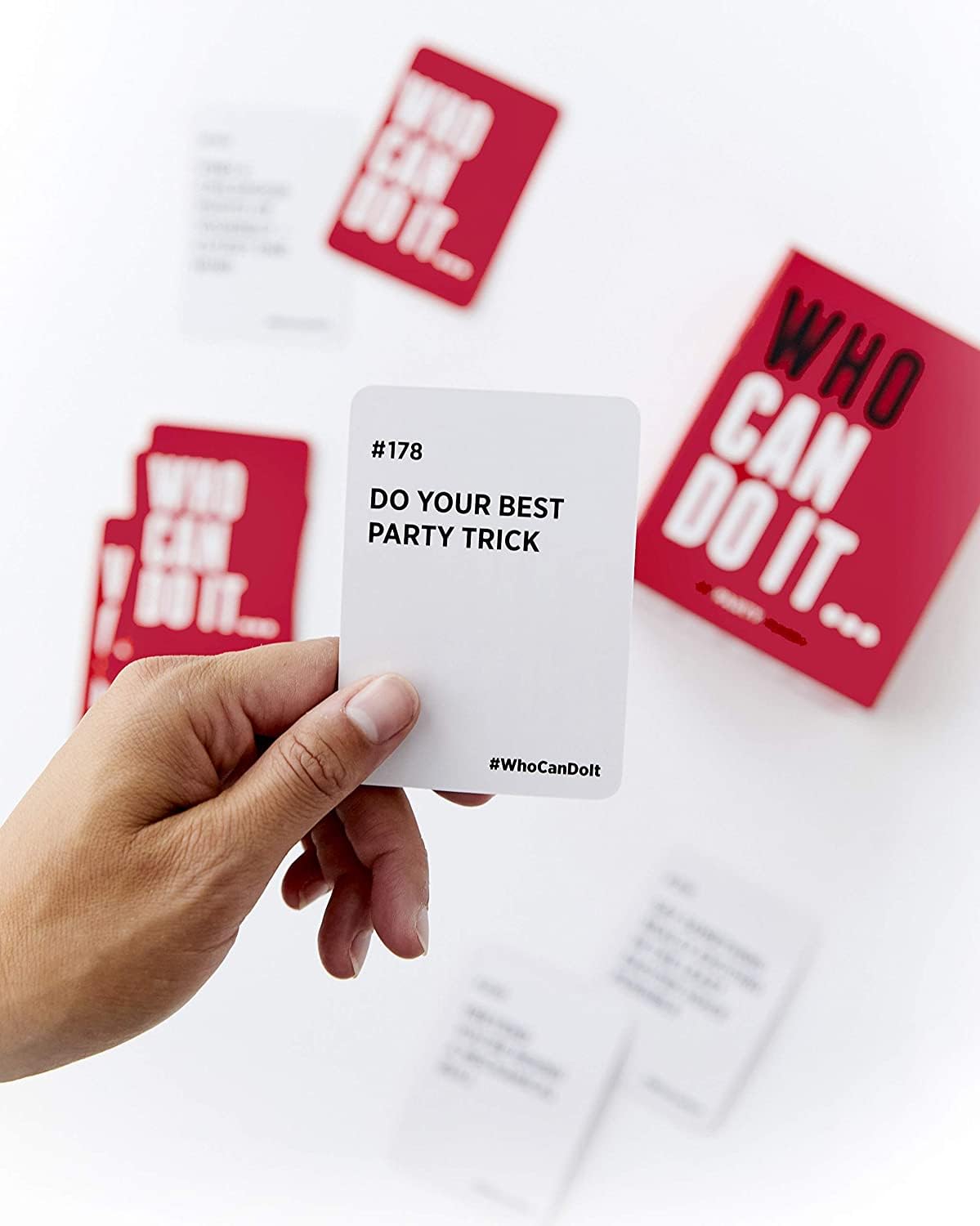 DSS Games Who Can Do It [Compete with Your Friends to Win These Challenges | Adult Party Game | Great for Game Night, Big Groups, Pregames | Gifts
