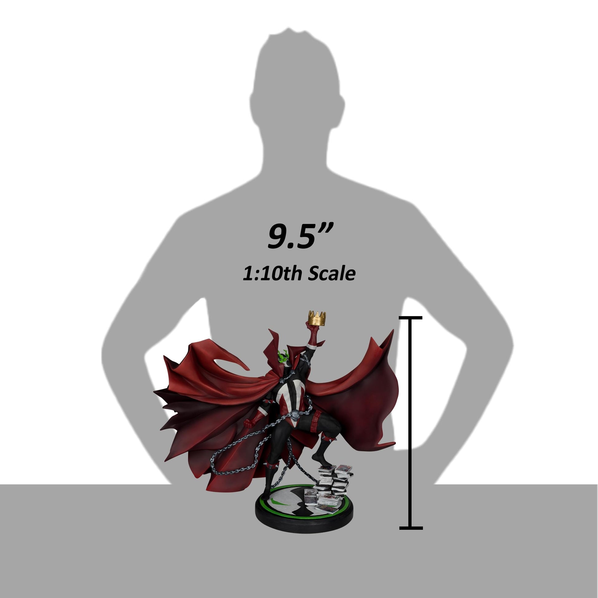 McFarlane Toys - Spawn #301 by Todd McFarlane (Black White & Red All Over) 1:10 Scale Resin Statue