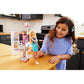 Barbie Doll & Playset, Supermarket with 25 Grocery Store-Themed Accessories Including Food, Check-Out Counter & Shelves