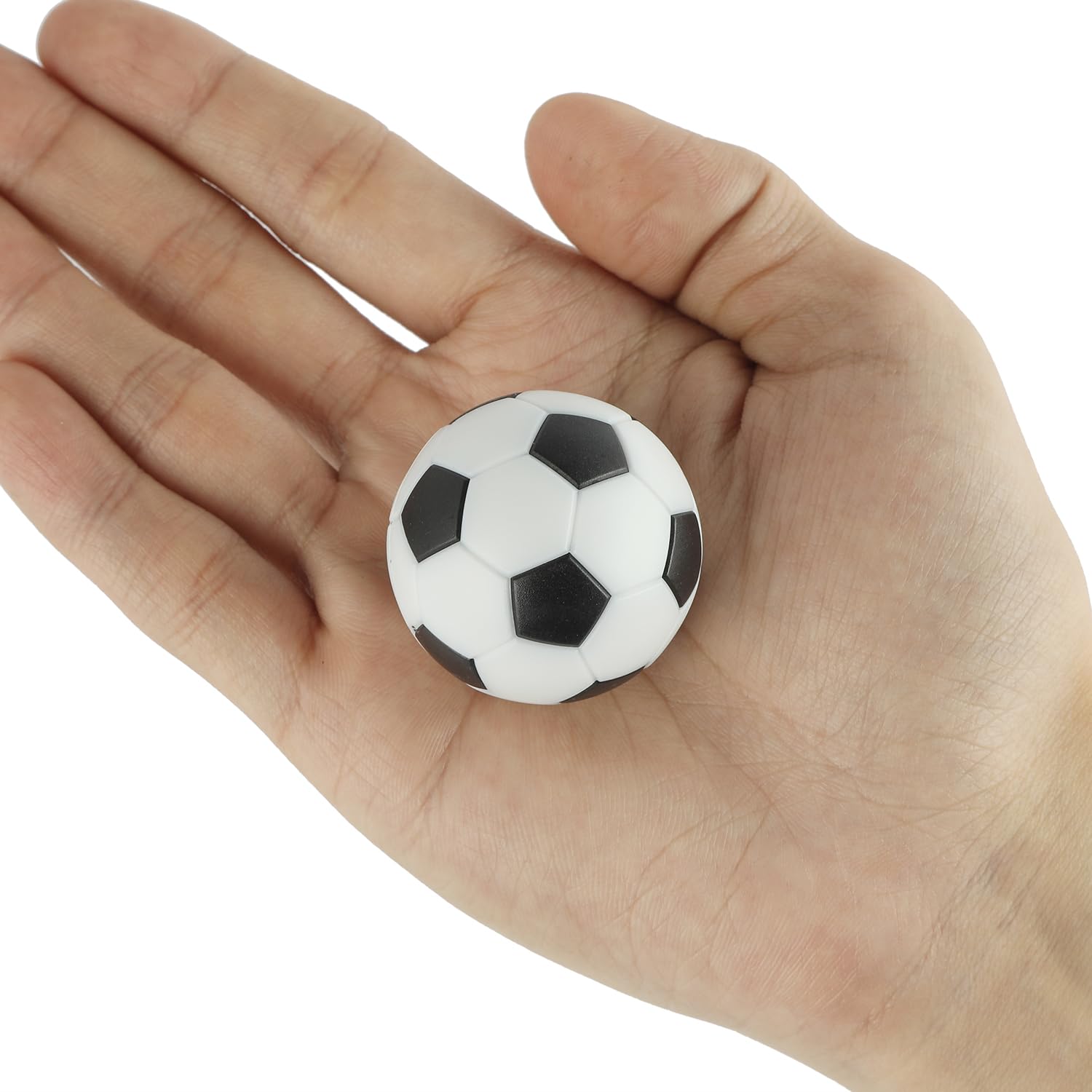 zeyce Pack of 9 Foosball Balls Mini Soccer Balls - Small Soccer Ball Replacements for Foosball Table Fun Home Recreation