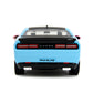 Jada Pink Slips 1:24 W5 2015 Dodge Challenger SRT Hellcat Die-Cast Car w/Base, Toys for Kids and Adults(Pink/Blue Gradient)