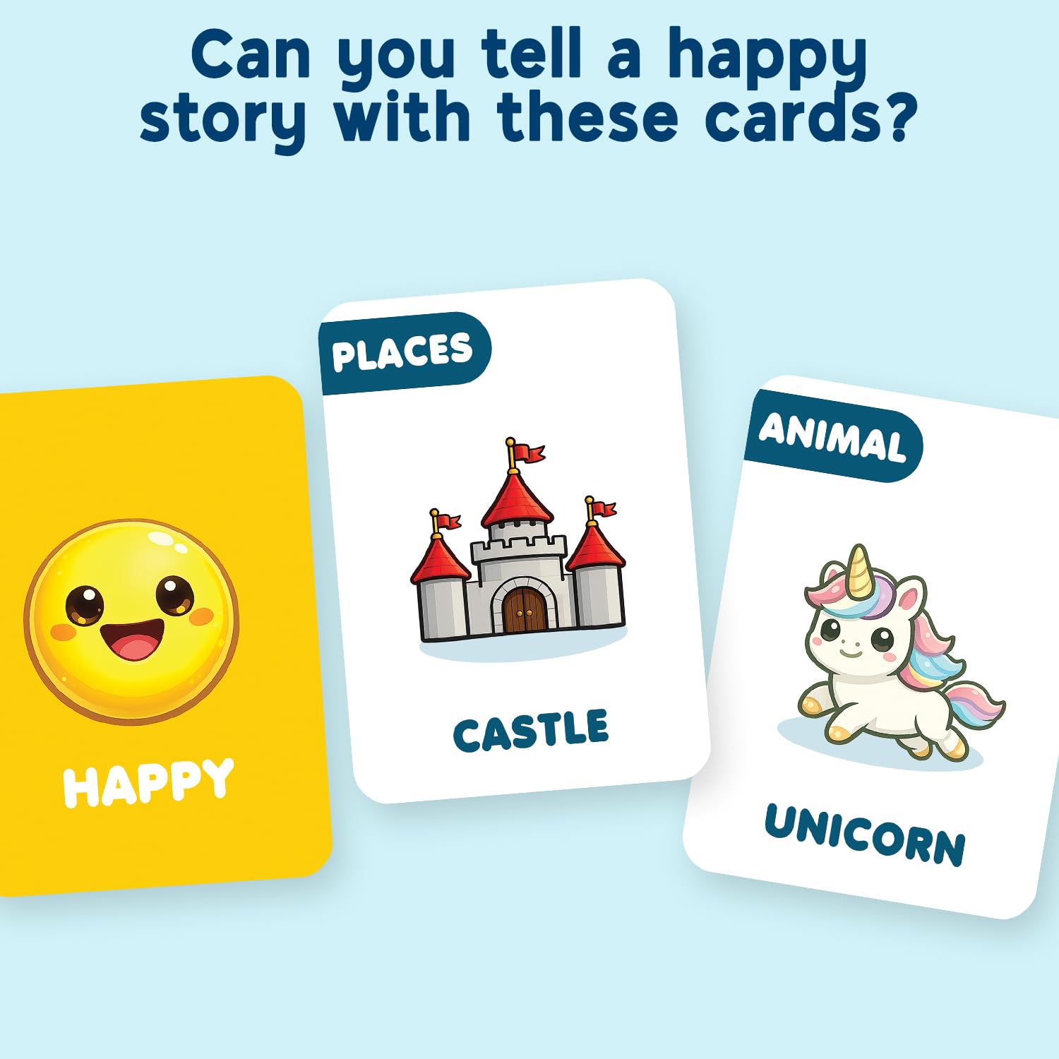 Junior Storyteller - Conversation Card Game for Kids 4-8, Family Game for Kids, Teens and Adults, Educational Toy, Learning Activity & Speech Therapy