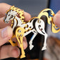 Mokrdomain Horse Zodiac 3D Metal Puzzle, Pink