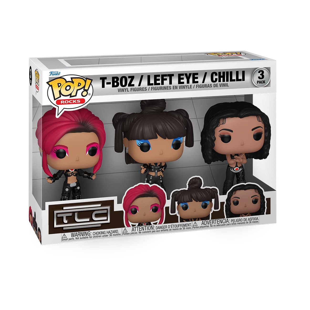 Funko POP! Rocks: TLC - Lisa Left Eye Lopes - Scrubs 3 Pack
