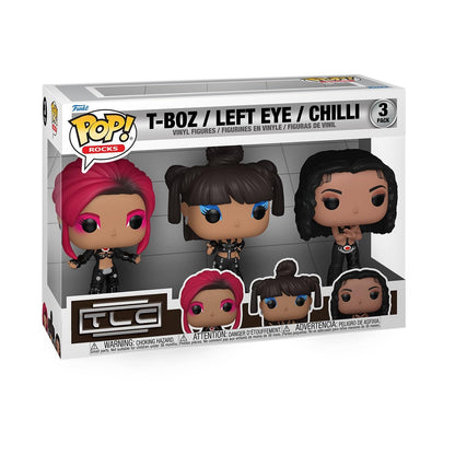 Funko POP! Rocks: TLC - Lisa Left Eye Lopes - Scrubs 3 Pack