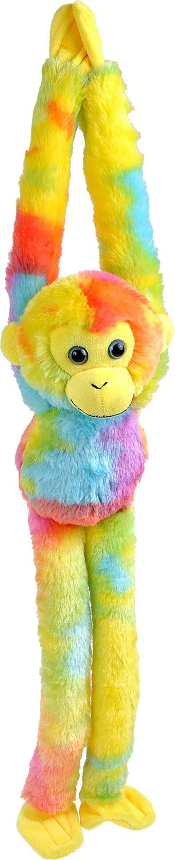 Wild Republic Vibe Brights Rainbow Monkey Stuffed Animal - 20"