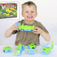 POPULAR PLAYTHINGS Magnetic Vehicles for Toddlers 1-3, Mix or Match Car Toys, Set of 4 Gift for Kids - Vehicles 2