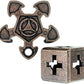 BePuzzled |O'Gear Hanayama Metal Brainteaser Puzzle Mensa Rated Level 3, for Ages 12 and Up