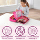 Badger Basket Stylish Travel Case for 12 Inch Fashion Dolls - Storage Solution with Pockets for Doll Accessories - Best for On-The-Go Travel