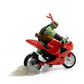 Teengae Mutant Ninja Turtles BST AXN Raphael with Motorcycle (IDW Comics)