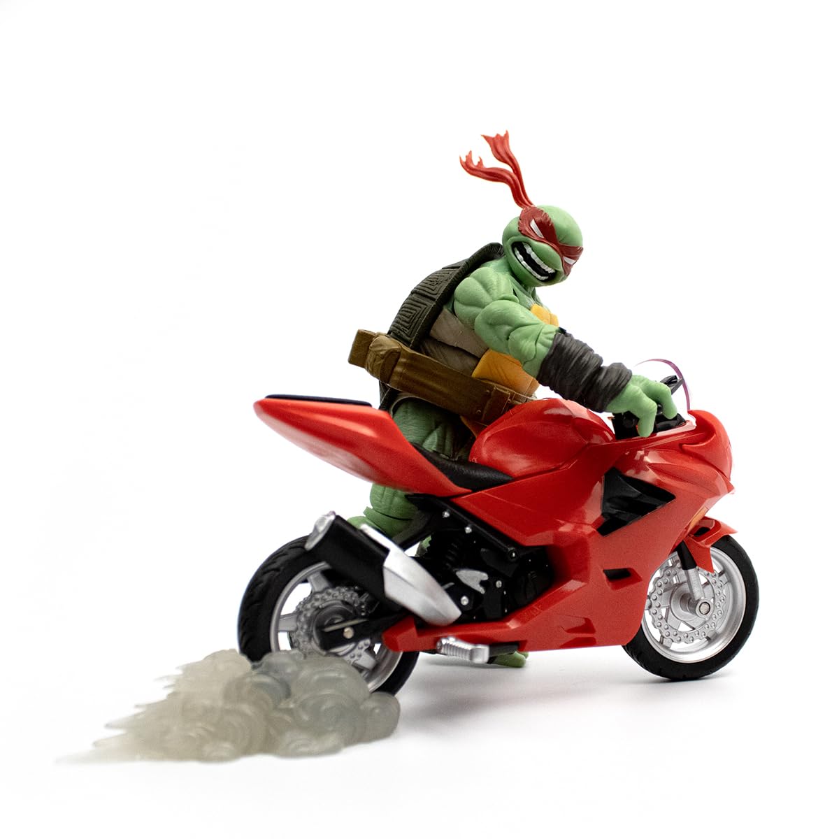 Teengae Mutant Ninja Turtles BST AXN Raphael with Motorcycle (IDW Comics)