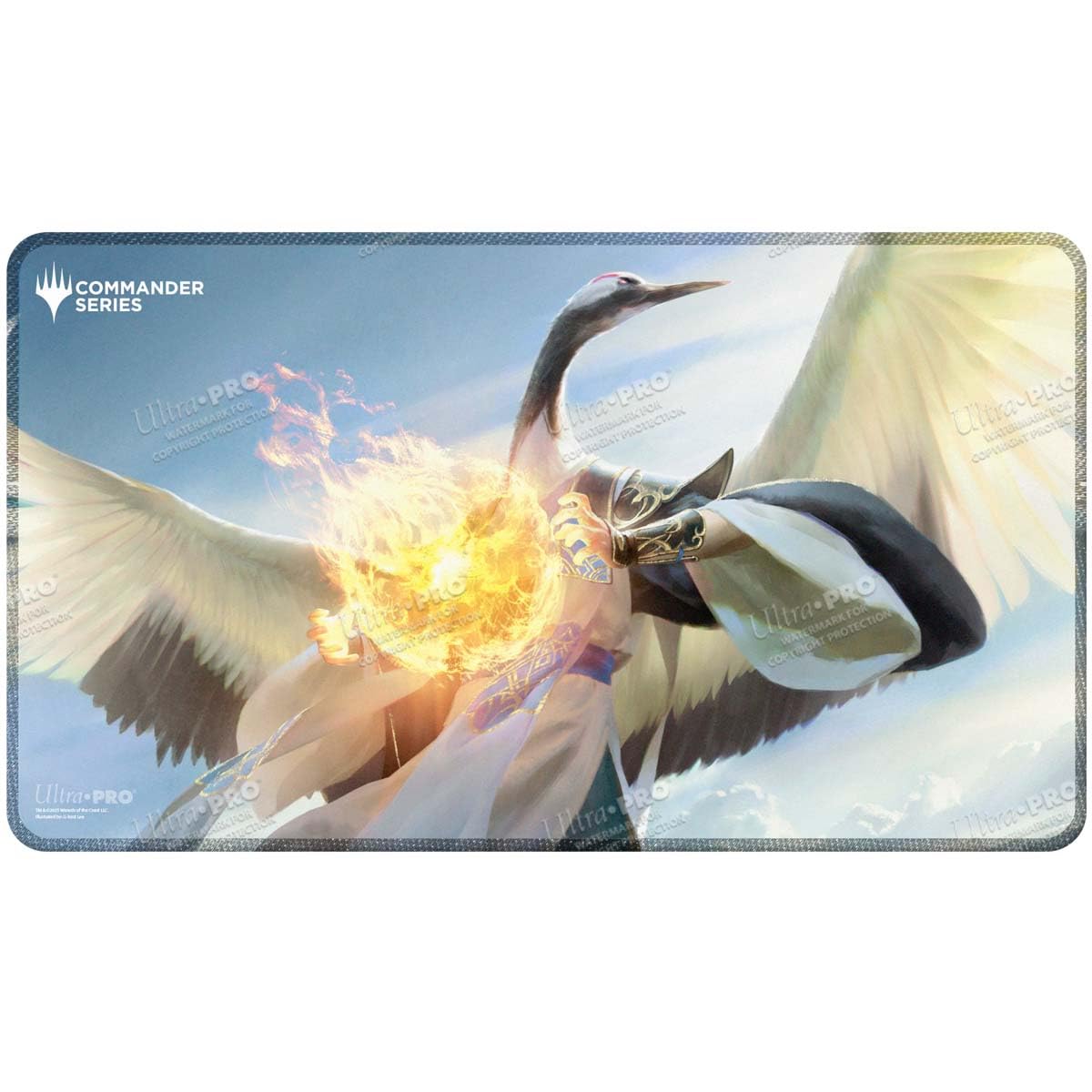 Ultra PRO - Commander Series #5 - Three Color Wedge - Kykar Stitched Playmat for Magic: The Gathering | Use as Mousepad, Desk Mat, Protects MTG Cards