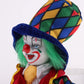 Baosity 18cm Hand Painted Porcelain Clown Doll Figure Doll Halloween Decor Ornaments
