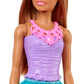 Barbie Fantasy doll girl purple and blue with removable ribbon for girls from 3 years