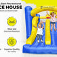 Island Hopper Racing Slide and Slam Inflatable Bounce House - Dual Slides, Climbing Wall & Basketball Hoop for Fun - Jumper with Durable PVC Build