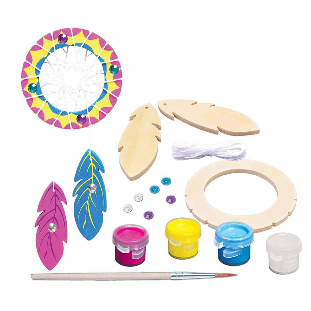 Works of Ahhh Mini Craft Set - Dream Catcher Build & Paint Family Craft Set