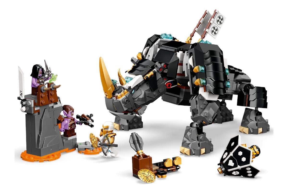 LEGO NINJAGO Zane’s Mino Creature 71719 Board Game Adventure, Ninja Building Set for Kids (616 Pieces)