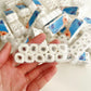 Miniature Toilet Paper Roll, Dollhouse Toilet Papers, Miniature Tissue Paper, mini Toilet Papers Rolls for Dollhouse, Kitchen and Bathroom Micro