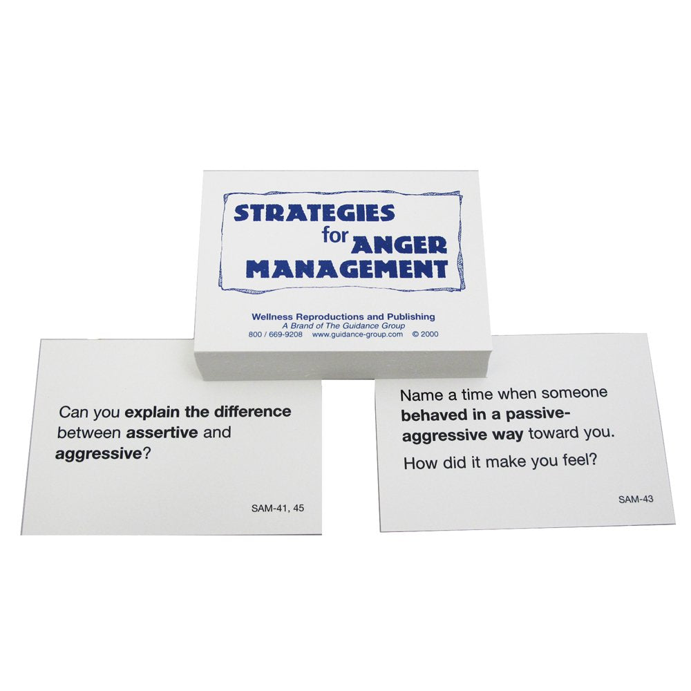 Wellness Reproductions & Publishing Strategies for Anger Management Cards
