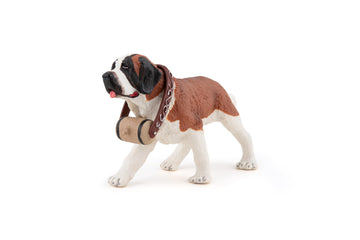 Papo - Realistic Saint Bernard Figure Toy for Kids - Ages 3+ - Dogs and Cats Collection - Educational Play Pets - Gift Idea Toy for Girls and Boys