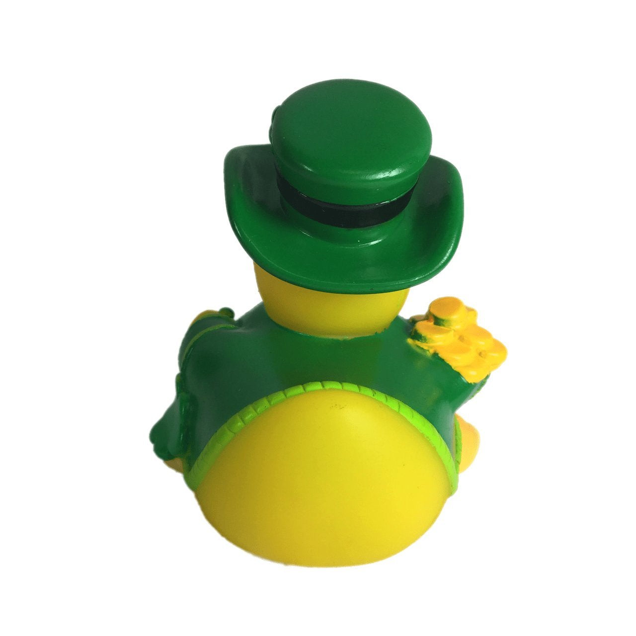3" Rubber Duck [Sealed Hole, Floats Upright] - Baby Safe Bathtub Bathing Toy - Leprechaun Rubber Duck