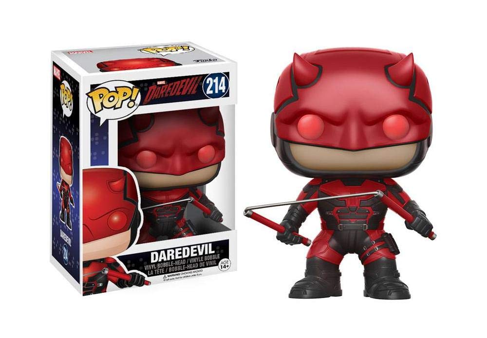 Funko POP Marvel: TV Daredevil with Helmet Toy Figures