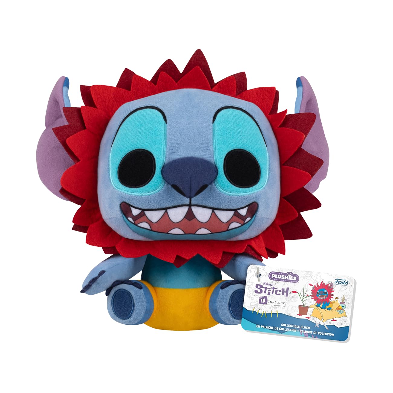 Funko Pop! Plush: Disney Stitch in Costume - The Lion King, Stitch as Simba 7"