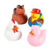 Farm Rubber Ducks, Duckies, 12 Pieces, Birthday Parties, Treasure Chest Supplies