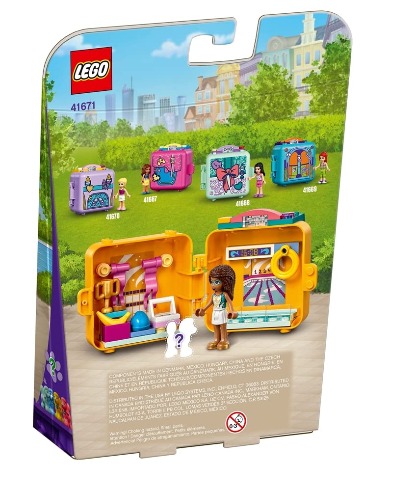 LEGO Friends Andrea's Swimming Cube 41671 Building Kit Set; Includes a Pet Toy for Kids in a Random Color; Swimming Toy Sparks Hours of Imaginative
