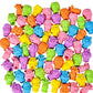Edison Novelty Zoo Animal Pencil Top Erasers - (48 Erasers)
