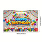 HOMETITUTE Happy Birthday Banner Rainbow Birthday Decorations 71x43 Inch