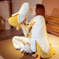 OUKEYI Cute Banana Duck Plush Toy,Banana Stuffed Animal,Duck Plushie Long Banana Duck Plush Pillow,Funny Hugging Pillow Sleeping Cushion Soft Gifts