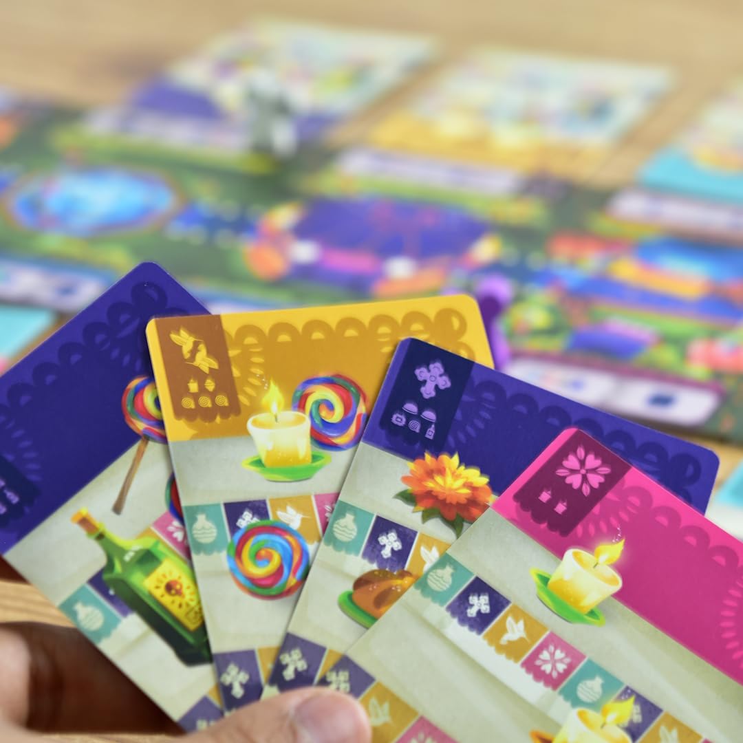 Draco Studios | Patzcuaro - The Set Collection Game with Rondel Movement | Inspired by The Mexican Tradition Day of The Dead | Perfect for Family