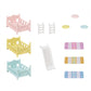 Calico Critters - Triple Bunk Beds Set - Dollhouse Furniture & Accessories - Kids Pretend Play Toy, Miniature Dollhouse Furniture & Accessories, Ages