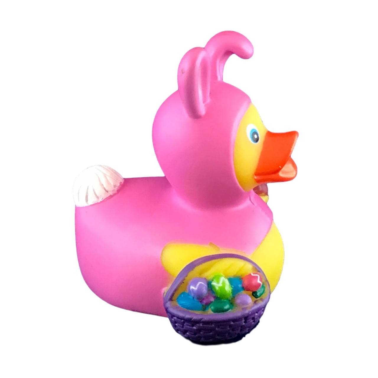 DUCKY CITY 3" Easter Rubber Duck [Sealed Hole, Floats Upright] - Baby Safe Bathtub Bathing Toy