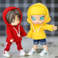 XiDonDon Doll Clothes Sports Hoodie for Ob11, GSC, YMY, BODY9, Molly, 1/12 BJD Doll Toys Accessories (Yellow)