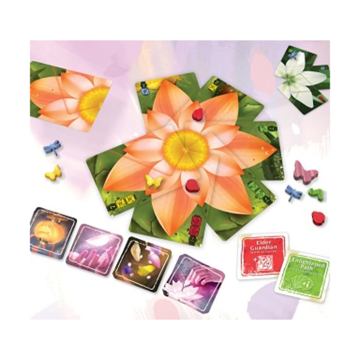 Renegade Game Studios Lotus Floristry Board Game for 2-4 Players, Strategic Card Game Ages 8 and Up