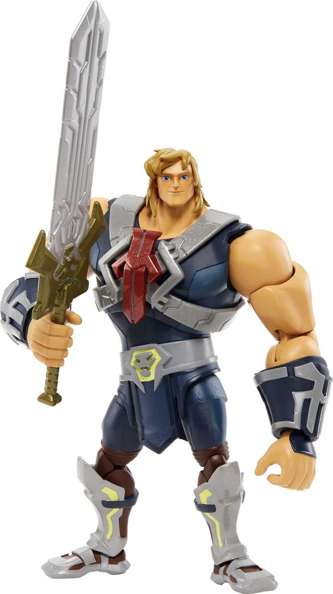 Masters of the Universe Masterverse Animated He-Man Action Figure with Accessories, 7-inch MOTU Collectible Gift