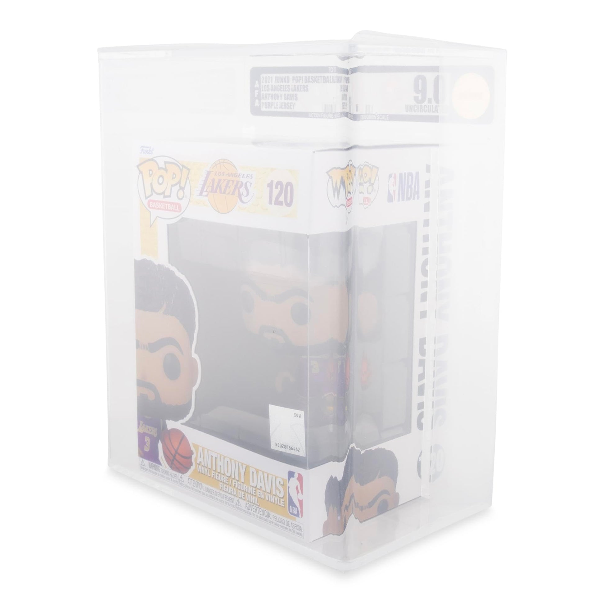 Funko NBA LA Lakers POP | Anthony Davis (Purple Jersey) | Rated AFA 9