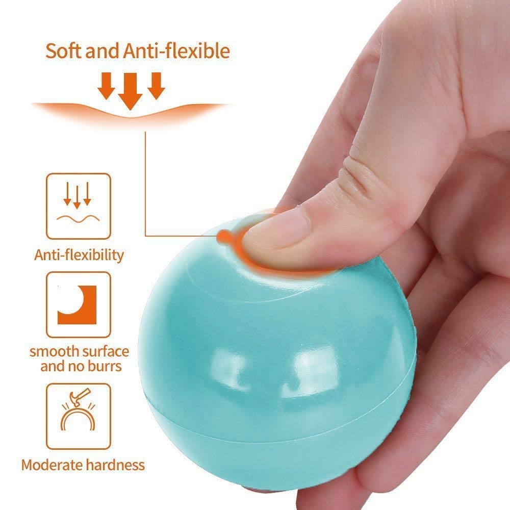 Wonder Space Soft Pit Balls, Chemical-Free Crush Proof Plastic Ocean Ball, BPA Free with No Smell, Safe for Toddler Ball Pit/Kiddie Pool/Indoor Baby